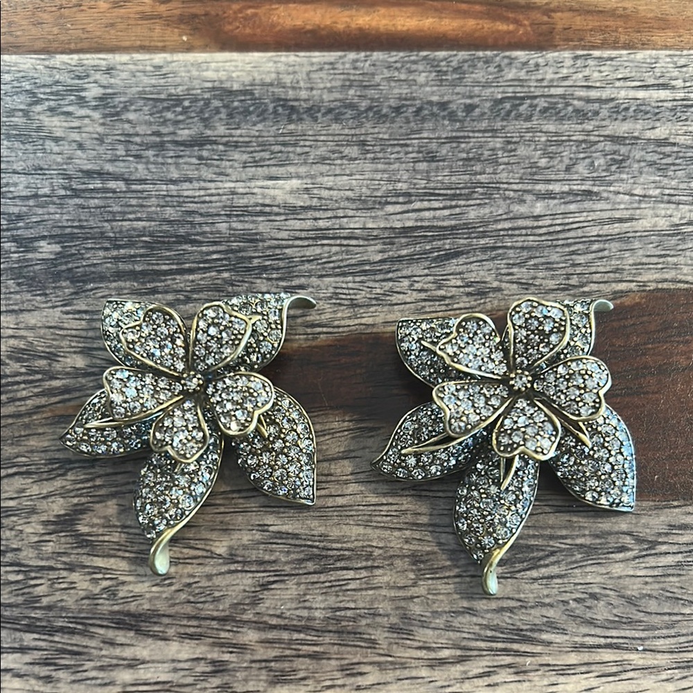 Heidi Daus Vintage Floral Broches